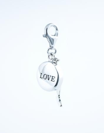 Love charm with lobster clasp